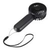 Aervia Tragbarer Ventilator aus recyceltem Kunststoff schwarz