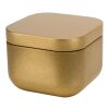 Tindra Quadratische Zinnkerze mit Vanille Duft gold