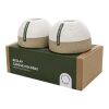 Originalhome ReCllay Kerzenständer Set weiß