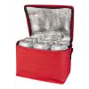 Spectrum Kühltasche aus recyceltem GRS Non Woven für 6 Dosen 4 L Standard | transparent rot | ohne Werbeanbringung | Nicht verfügbar | Nicht verfügbar