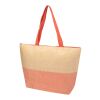 Rhythm große Strohpapier Tragetasche mit Reißverschluss, 21 l Brick
