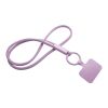 Tubyard Lanyard mit Telefonhalterung und Band aus recyceltem Kunststoff fliederfarben | ohne Werbeanbringung | Nicht verfügbar | Nicht verfügbar