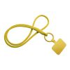 Tubyard Lanyard mit Telefonhalterung und elastischem Band Sun Orange | ohne Werbeanbringung | Nicht verfügbar | Nicht verfügbar