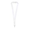 Liv Verstellbares Sublimation Lanyard  weiss | ohne Werbeanbringung | Nicht verfügbar | Nicht verfügbar