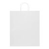 Kraft 80–90 g/m² Papiertasche mit Kordelgriffen – 32 × 17 × 39 cm weiß | ohne Werbeanbringung | Nicht verfügbar | Nicht verfügbar