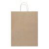 Kraft 80–90 g/m² Papiertasche mit Kordelgriffen – 25 × 15 × 32 cm Kraftpapier | ohne Werbeanbringung | Nicht verfügbar | Nicht verfügbar
