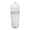H2O Tempo® 700 ml Sportflasche mit Stülpdeckel transparent-weiss | ohne Werbeanbringung | Nicht verfügbar | Nicht verfügbar