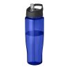 H2O Tempo® 700 ml Sportflasche mit Ausgussdeckel blau-schwarz | ohne Werbeanbringung | Nicht verfügbar | Nicht verfügbar