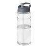 H2O Base® 650 ml Sportflasche mit Ausgussdeckel transparent-storm grey | ohne Werbeanbringung | Nicht verfügbar | Nicht verfügbar