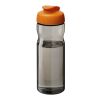 H2O Active® Base Tritan™ 650 ml Sportflasche mit Klappdeckel kohle-orange | ohne Werbeanbringung | Nicht verfügbar | Nicht verfügbar