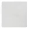 Renzo quadratischer Kunststoffuntersetzer weiß | ohne Werbeanbringung | Nicht verfügbar | Nicht verfügbar