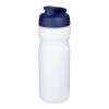 Baseline® Plus 650 ml Sportflasche mit Klappdeckel weiss-blau | ohne Werbeanbringung | Nicht verfügbar | Nicht verfügbar