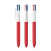BIC® 4 Colours Soft Weiß-rot