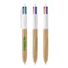 BIC® 4 Colours Wood Style Weiß-beige