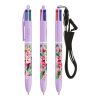 BIC® 4 Colours® Pastel + lanyard Pastelllila