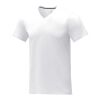 Somoto T-Shirt mit V-Ausschnitt für Herren Weiß | L