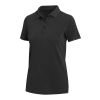 Calgary Poloshirt für Damen im Washed Look, 200 g/m2 Standard | schwarz | S | ohne Werbeanbringung | Nicht verfügbar | Nicht verfügbar | Nicht verfügbar
