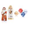 Adventskalender mit Lindt Mix und Gutschein-Option, Inlay aus Papier bunt | ohne Werbeanbringung