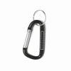 MATTHEW. Karabinerclip aus Aluminium mit Schlüsselring schwarz | ohne Werbeanbringung | Nicht verfügbar | Nicht verfügbar | Nicht verfügbar