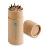 CYLINDER. Buntstift Schachtel mit 12 Buntstiften Natur | ohne Werbeanbringung | Nicht verfügbar | Nicht verfügbar | Nicht verfügbar