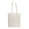 BEJA. Tasche aus 100 % recycelter Baumwolle (180 g/m²) Beige | ohne Werbeanbringung