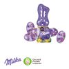 Werbe-Hase mit Schokoladenmischung von Milka bunt | ohne Werbeanbringung