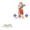 Santa Werbebox mit Lindt Minis und Nikolaus bunt | ohne Werbeanbringung