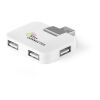 JANNES. HUB mit 4 USB-A-Anschlüssen aus ABS Schwarz | ohne Werbeanbringung | Nicht verfügbar | Nicht verfügbar | Nicht verfügbar