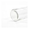 Lima Glasflasche 530ml. Mit silbernem Deckel Durchsichtig