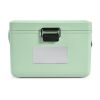 Bangkok 12L Kühlbox aus rABS. Pastellfarben Pastelgrün | ohne Werbeanbringung | Nicht verfügbar | Nicht verfügbar | Nicht verfügbar