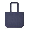 Aconcagua Einkaufstasche recy.Baumwolle (280 g/m²). Mit Bodenfalte Marineblau