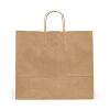Vesuvio XL braune FSC®-Kraftpapiertasche aus Recyclingpapier, 115g/m² Beige | ohne Werbeanbringung | Nicht verfügbar | Nicht verfügbar | Nicht verfügbar