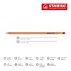 STABILO Grafitstift 6-kant natur mit Radiergummi Nicht verfügbar | ohne Werbeanbringung