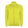 Valier Kinder Sweatshirt mit durchgehendem Reißverschluss Fluor Yellow | 8