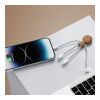 Xoopar Mr. Bio Cork Charging Cable Natur