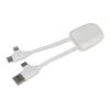 Xoopar ICE-B Multi-Ladekabel Weiss | 1-farbiger Tampondruck | Seite 2 | 20 mm x 20 mm