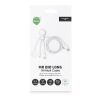 Xoopar Mr. Bio Long Multi-Kabel für Apple/Samsung Watch 1 Meter  Weiss | ohne Werbeanbringung | Nicht verfügbar | Nicht verfügbar