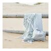 Sagaform Ella Hamam-Handtuch Bio-Baumwolle 145x250cm Grün | ohne Werbeanbringung