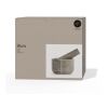 Sagaform Stein Travertin Marmormörtel Beige | 1-farbiger Tampondruck | Seite 1 | 50 mm x 40 mm
