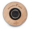 Sagaform "Gurken" Salz- oder Pfeffermühle medium, 20,5 cm Schwarz | Gravur | Oberseite | Ø 40 mm
