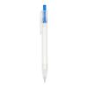 R-PET-Kugelschreiber Blau Weiss-Blau Weiss | 1-farbiger Tampondruck | 270° vom Clip | 50 mm x 7 mm | Nicht verfügbar