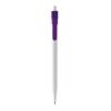 Kugelschreiber Futurepoint Hardcolour Weiss-Transparent Violett | 1-farbiger Siebdruck | in Verlängerung vom Clip | 50 mm x 25 mm | Nicht verfügbar