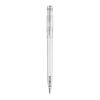 Kugelschreiber Pier Clear Transparent Weiss-Weiss | 1-farbiger Siebdruck | 270° vom Clip | 45 mm x 25 mm | Nicht verfügbar