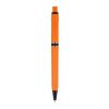 Kugelschreiber Raja Extra Orange-Schwarz | 1-farbiger Siebdruck | in Verlängerung vom Clip | 40 mm x 25 mm | Nicht verfügbar