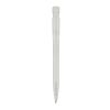 Kugelschreiber S45 R-PET Transparent Weiss-Weiss | 1-farbiger Siebdruck | 90° vom Clip | 45 mm x 25 mm | Nicht verfügbar
