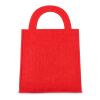 Filz-Geschenktüte 15x21cm Rot Weiß | ohne Werbeanbringung | Nicht verfügbar | Nicht verfügbar