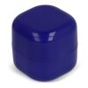 Kubischer Lippenpflegestift aus recyceltem ABS Blau Weiss