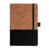 Notizbuch DIN A5 aus Kork schwarz | ohne Werbeanbringung | Nicht verfügbar | Nicht verfügbar | Nicht verfügbar