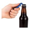 3-in-1-Flaschenöffner-Schlüsselanhänger-Einkaufswagenchip Blau Weiss | ohne Werbeanbringung | Nicht verfügbar | Nicht verfügbar