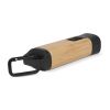 Wiederaufladbare R-ABS & Bamboo Taschenlampe Schwarz | ohne Werbeanbringung | Nicht verfügbar | Nicht verfügbar | Nicht verfügbar